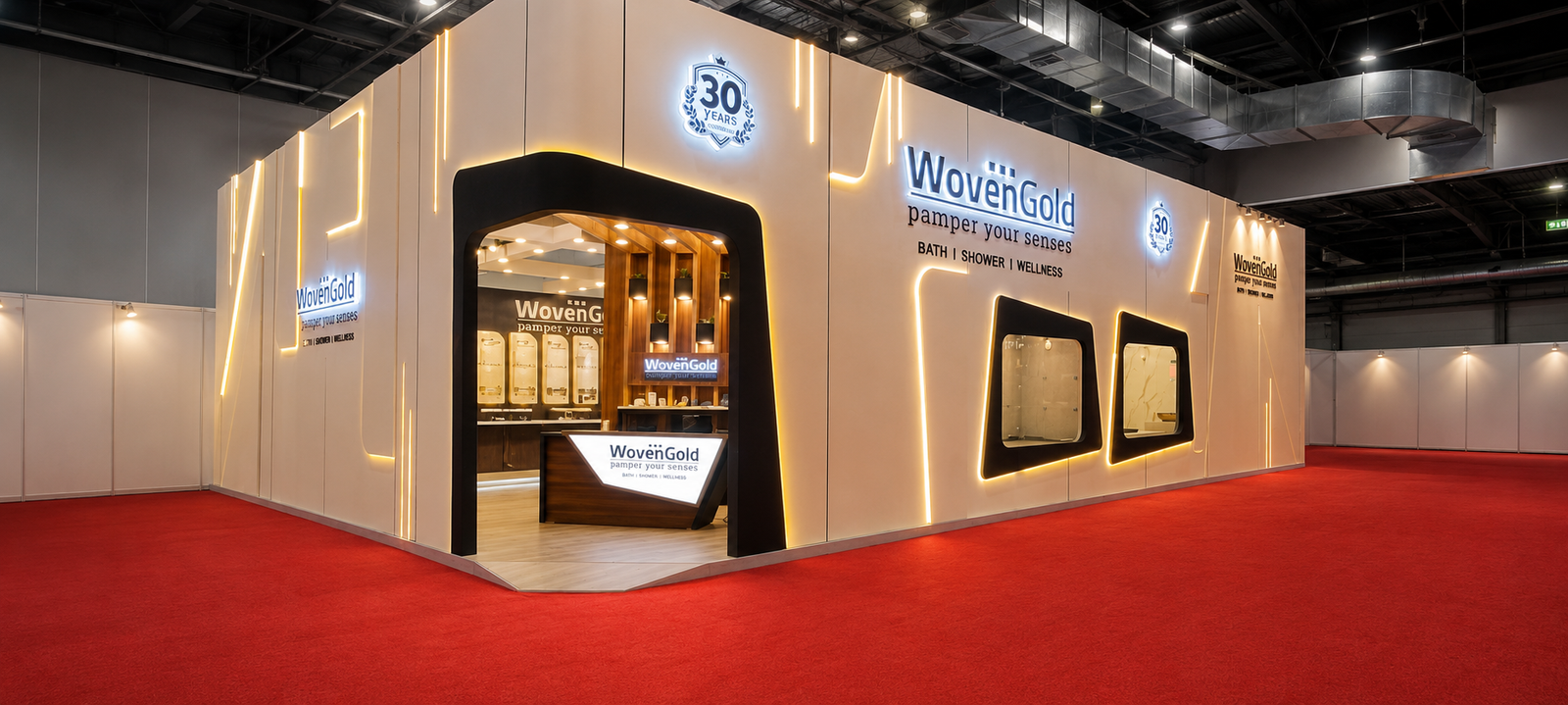 WovenGold exhibition stall